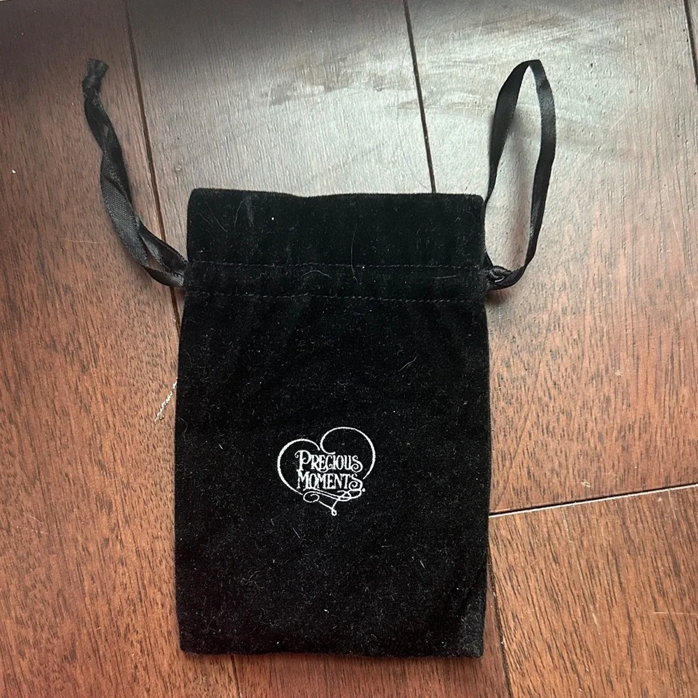 Precious Moments Black Velvet Bag